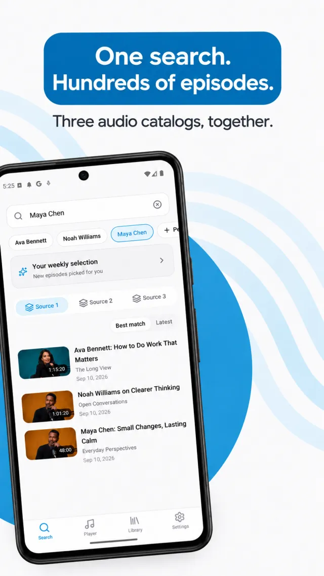 Fantrack multi-catalog search screen in English